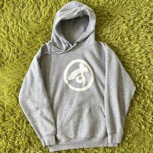 GREY SCRAMBLE BRUSH LOGO PULLOVER
